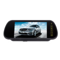 7 inch touch screen lcd rear view mirror car monitor with 2 channel inputs